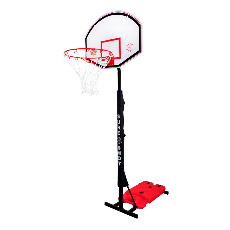 Sure Shot 553 Easishot Portable Basketball Unit with EB Backboard & Pole Padding